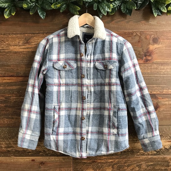 GAP KIDS Other - GAP KIDS Plaided Jacket w/ Sherpa Lining - M